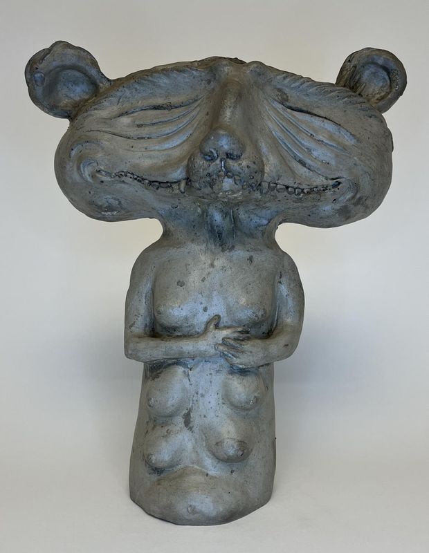 Vaskebjørn - skulptur