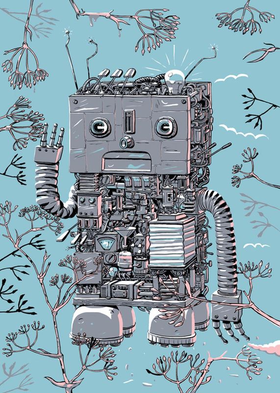 Larrys Botaniske studier/ robot 10/50