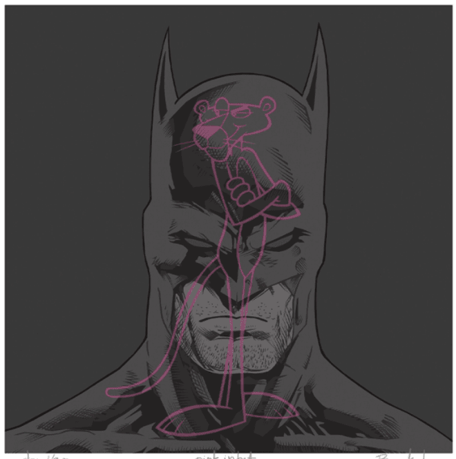 Hovedbilde Bat Pink 2/80