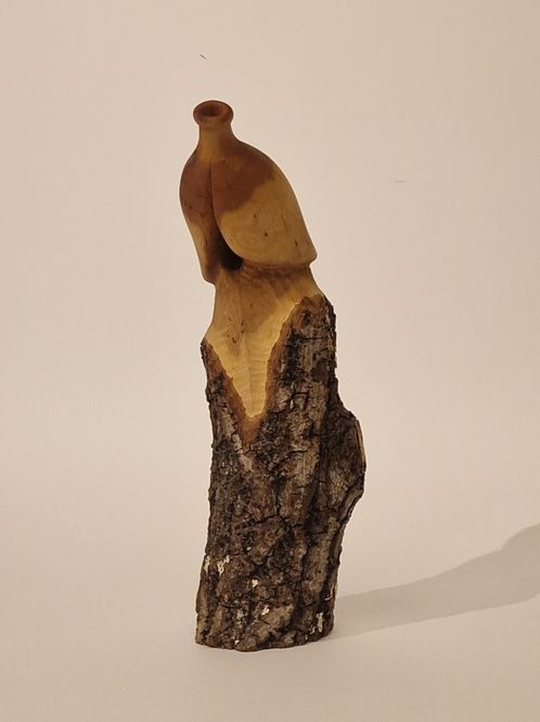 Hovedbilde Kjøttfløyta, treskulptur