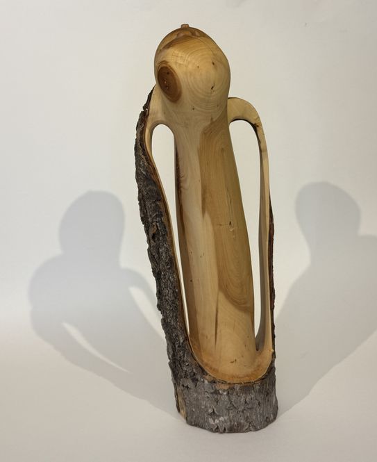Hovedbilde Kyss, treskulptur