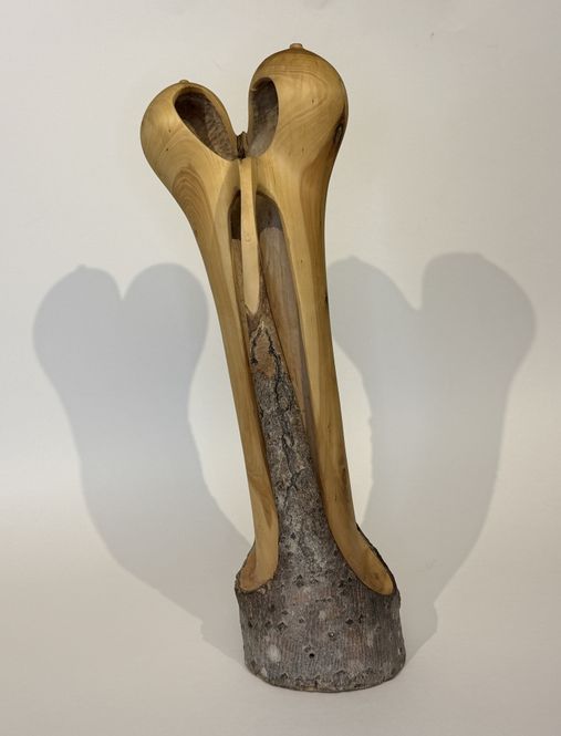 Hovedbilde Kyss, treskulptur
