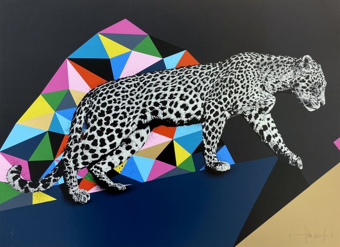 Hovedbilde Leopard Walking (black) AP 2/6