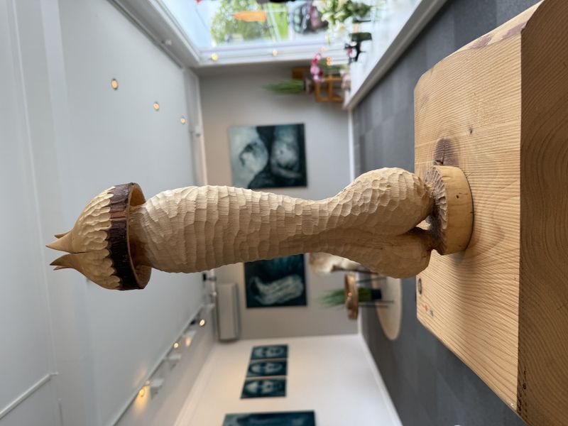 Granatballer, treskulptur